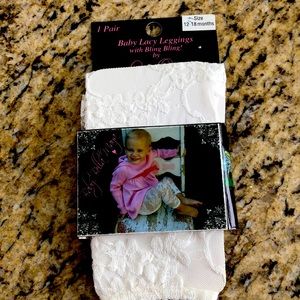 Baby Bella Maya Lacy Leggings with Bling Bling.
